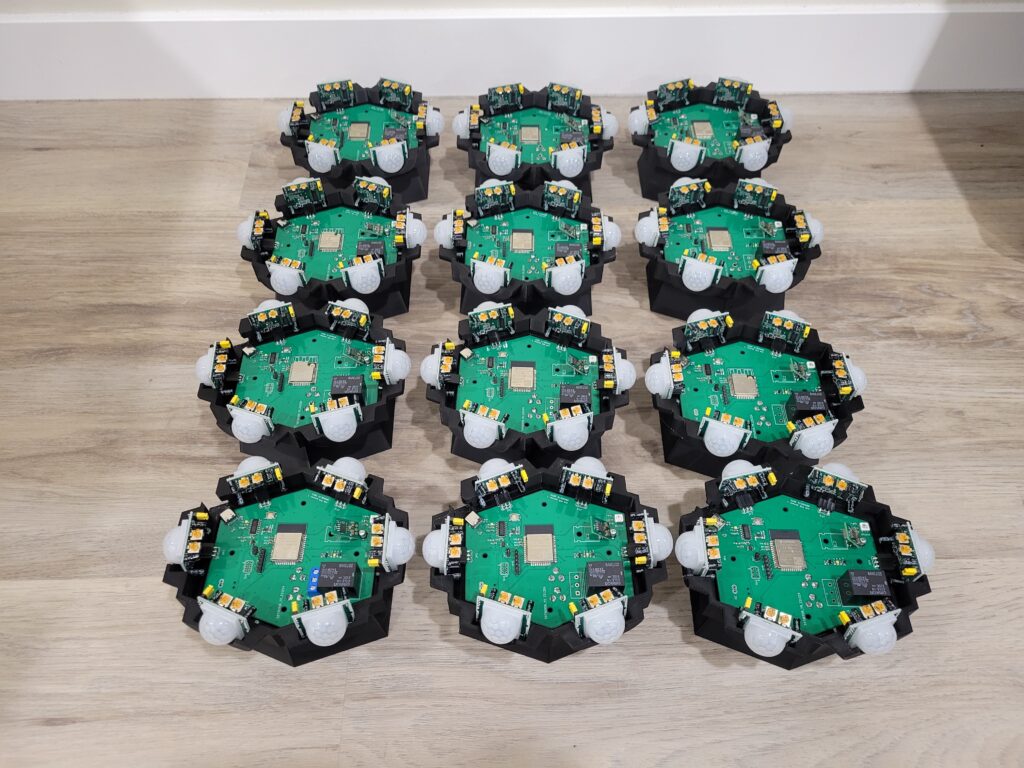 Under car Sensors (WIP). These control the 24v interactive led halos under the cars