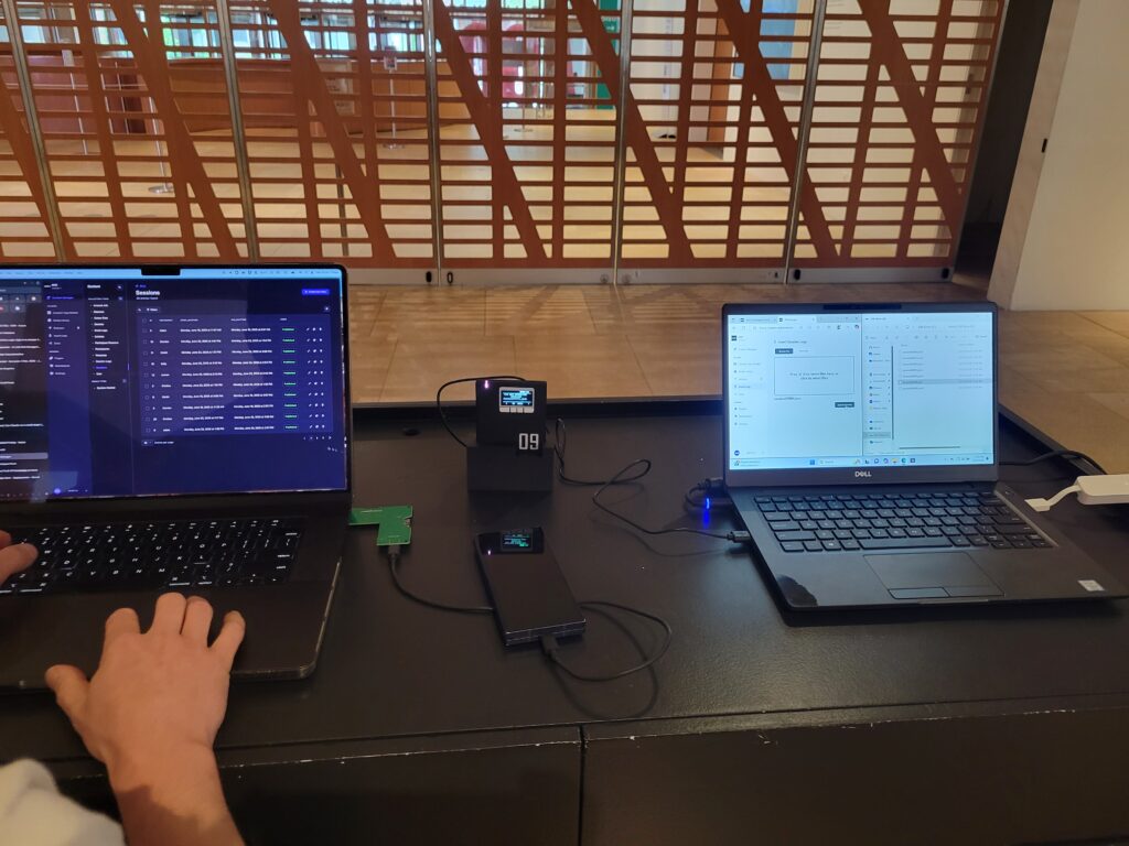 For uploading data to the custom web server I designed a docking station for the unit